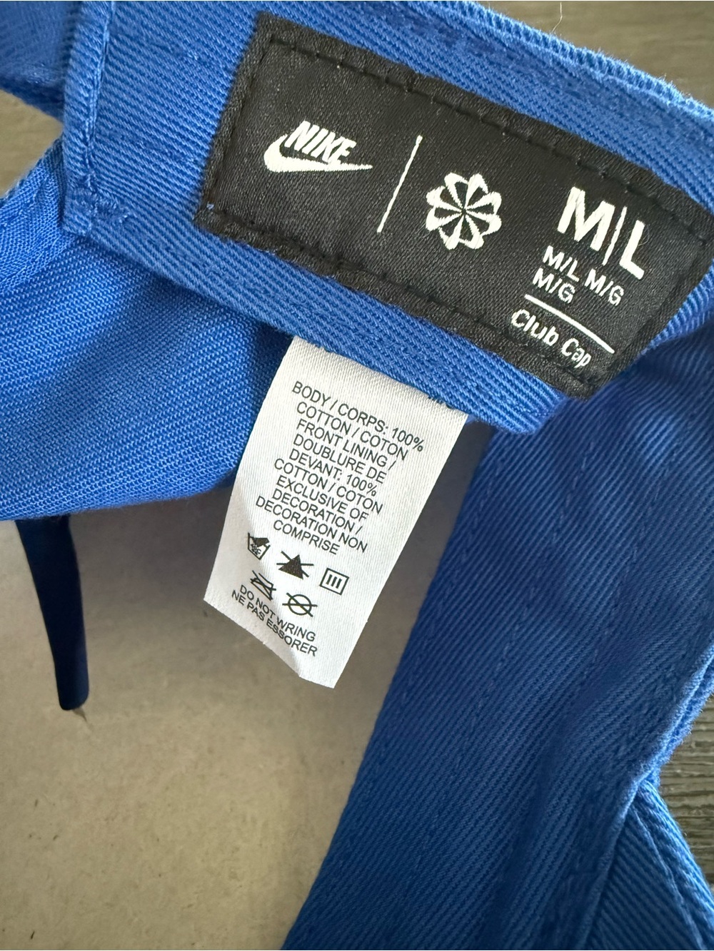 Men's Nike Club Unstructured Futura Wash Hat M/L - Picture 5 of 5